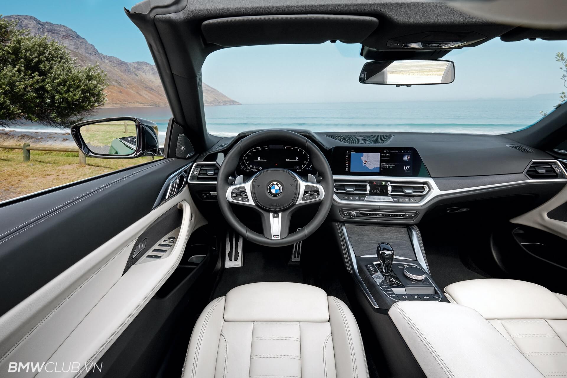 Nội thất BMW 430i Convertible 2021.